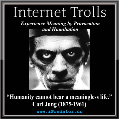 On the Internet you can be anything you want, even a Troll!